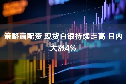 策略赢配资 现货白银持续走高 日内大涨4%