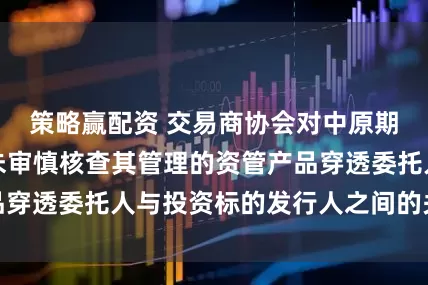 策略赢配资 交易商协会对中原期货予以警告：未审慎核查其管理的资管产品穿透委托人与投资标的发行人之间的关联关系