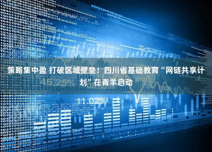 策略集中盈 打破区域壁垒！四川省基础教育“网链共享计划”在青羊启动