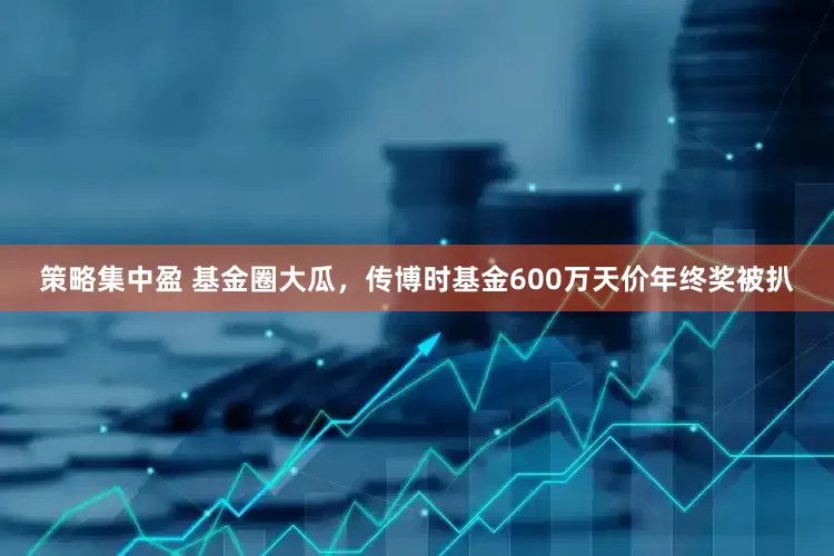 策略集中盈 基金圈大瓜，传博时基金600万天价年终奖被扒